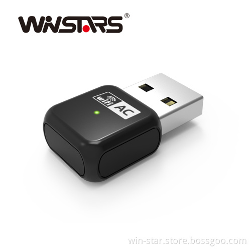 AC600 Mini WiFi Adapter USB 2.0 Card Wireless Adapter
